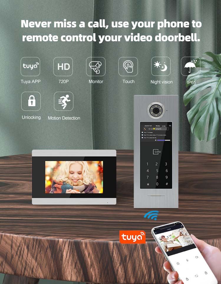 video door phone with intercom