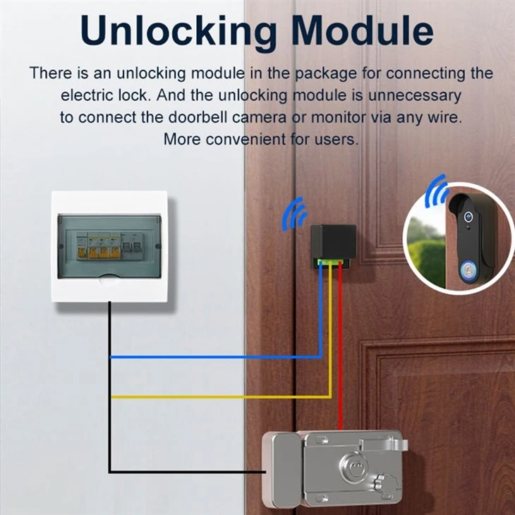 Wireless 7 Inch Door Phone